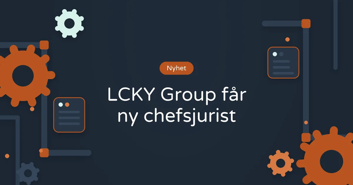 LCKY Group, bolaget bakom Lucky och Happy, får ny chefsjurist